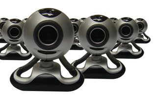 An array of webcams 