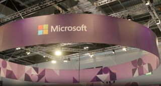 Microsoft booth at Bett 2023